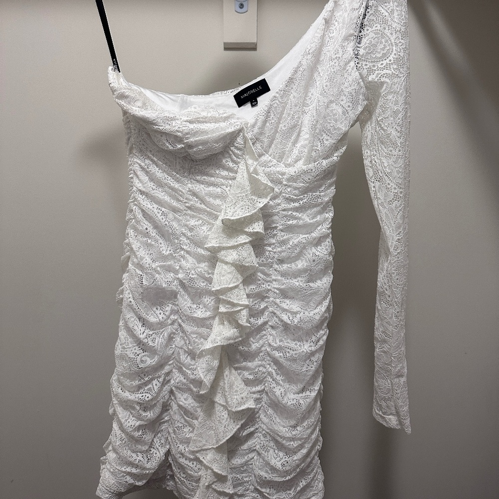 Majorelle White Lace Dress